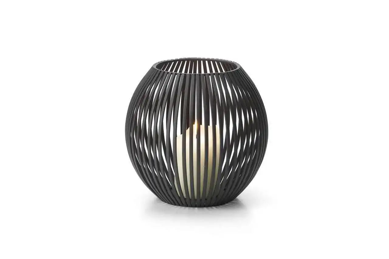 Windlicht hochwertig Pulverbeschichtet Edelstahl Lichteffekte - HomeDesign Knaus