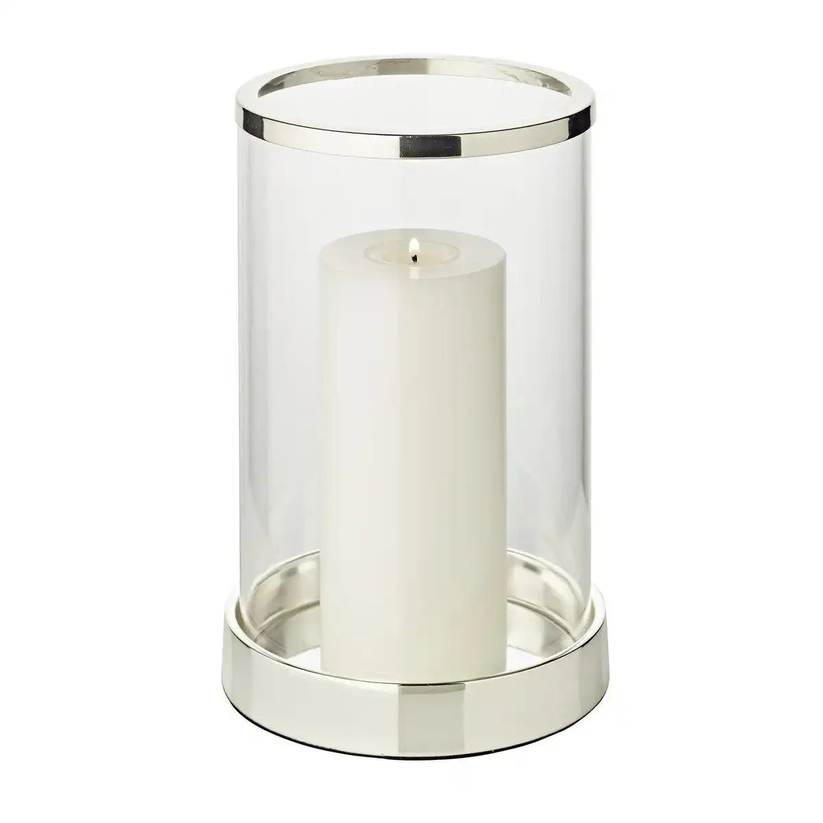 Windlicht Sanremo edel versilbert anlaufgeschützt - HomeDesign Knaus