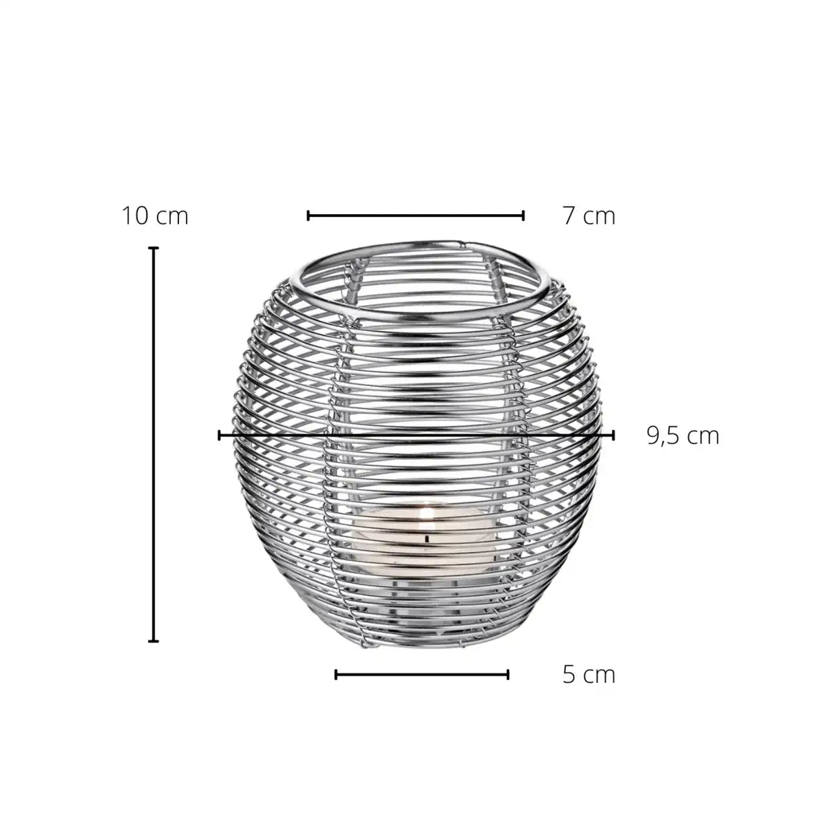 Windlicht Susi H 9 cm 2er Set - HomeDesign Knaus