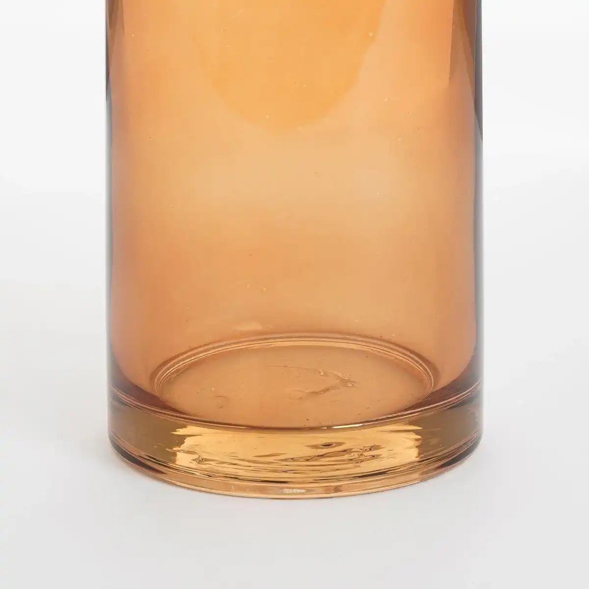 Xandra Schmale Vase - H37,5 x Ø10 cm - Glas - Braun - HomeDesign Knaus