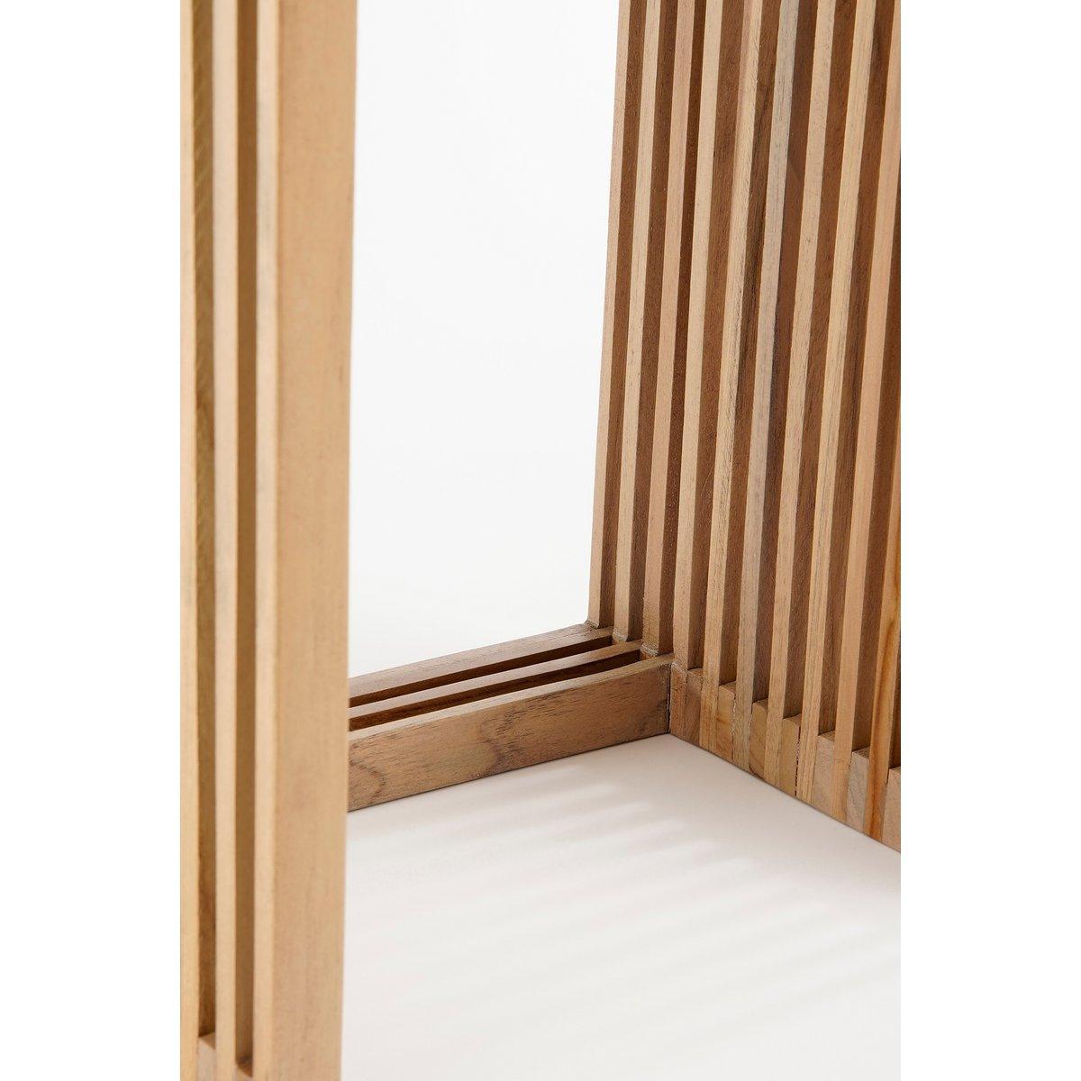Yonker Pflanzentisch – 2er-Set – L35 x B25 x H80 cm – recyceltes Holz – Braun - HomeDesign Knaus