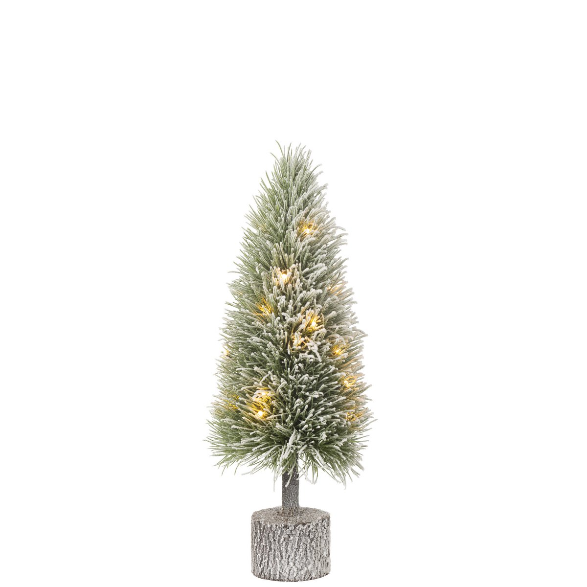 J-Line Weihnachtsbaum B+Led Kunststoff Schneegrün Medium