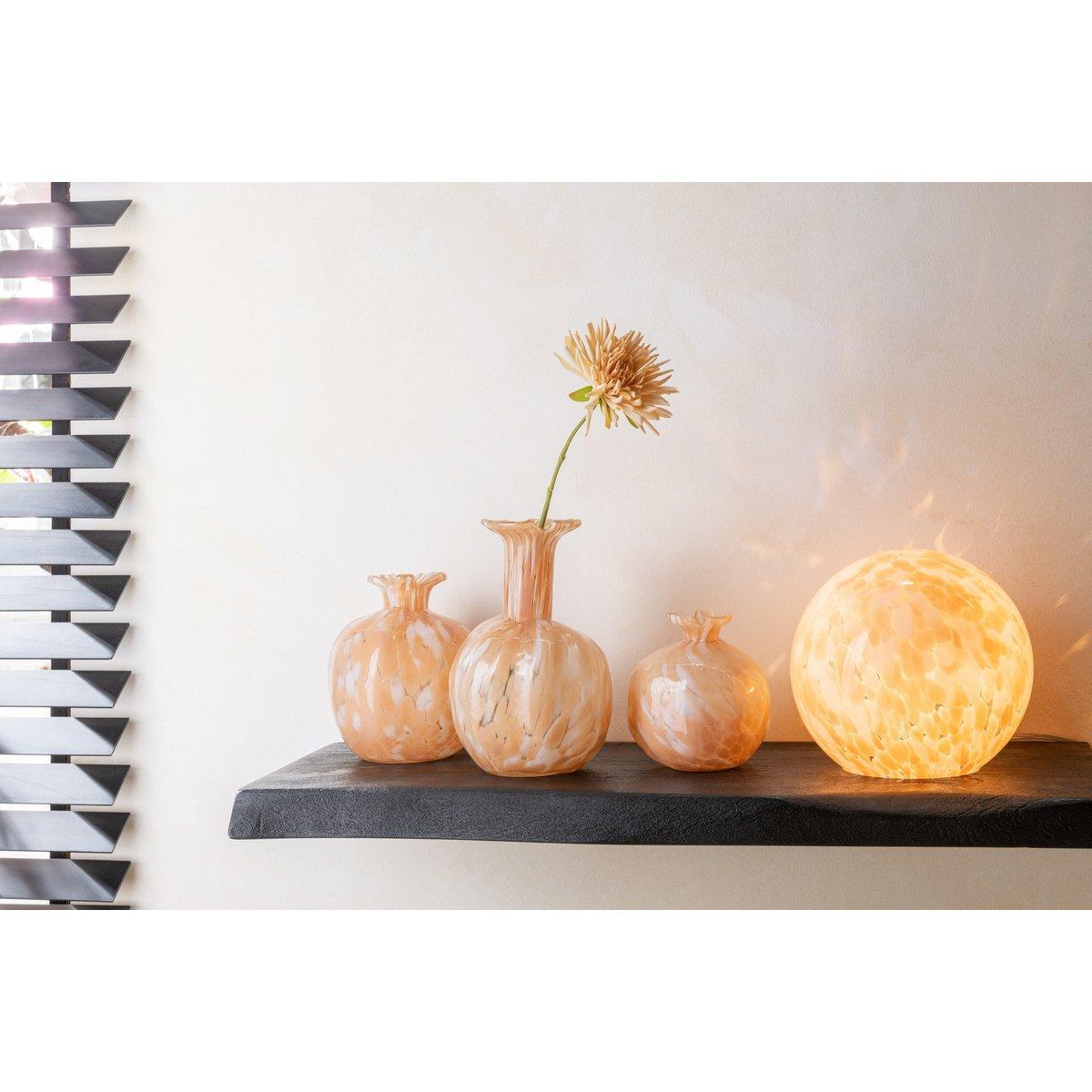 J-Line Blume Chrysantheme – Kunststoff – hellorange –