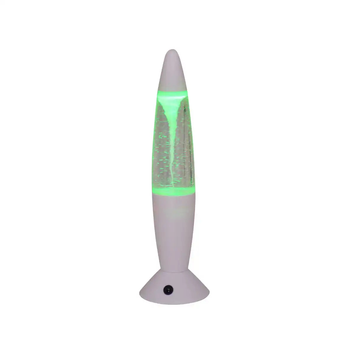 LED-Tischleuchte "TORNADO", die Deko Tischlampe aus Metall und Kunststoff, ca. 36 cm hoch, mit fest verbauten LEDs, spendet buntes Licht, für Wohnzimmer, Büro, Kinderzimmer oder Nachttisch