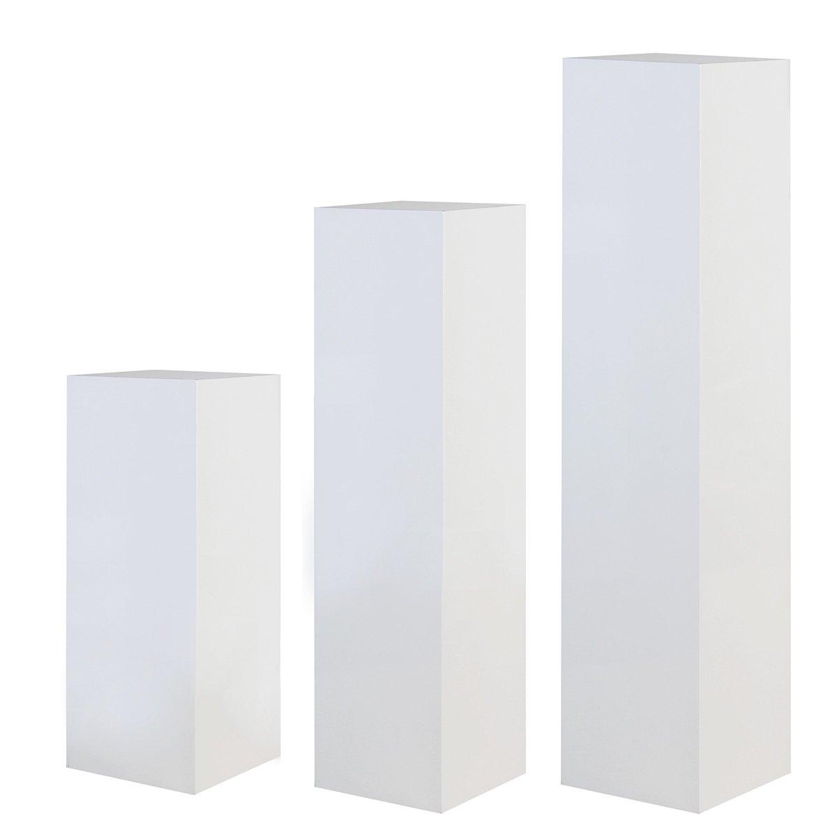 Säule"Solid"weiss glänzend H.100cm