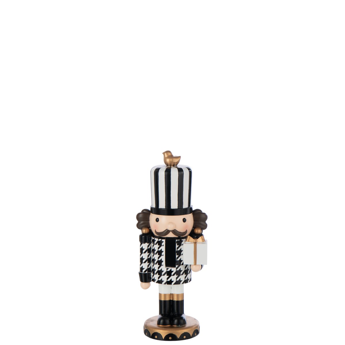 J-Line Nutcracker Pied-de-Poulle Harz mehrfarbig klein