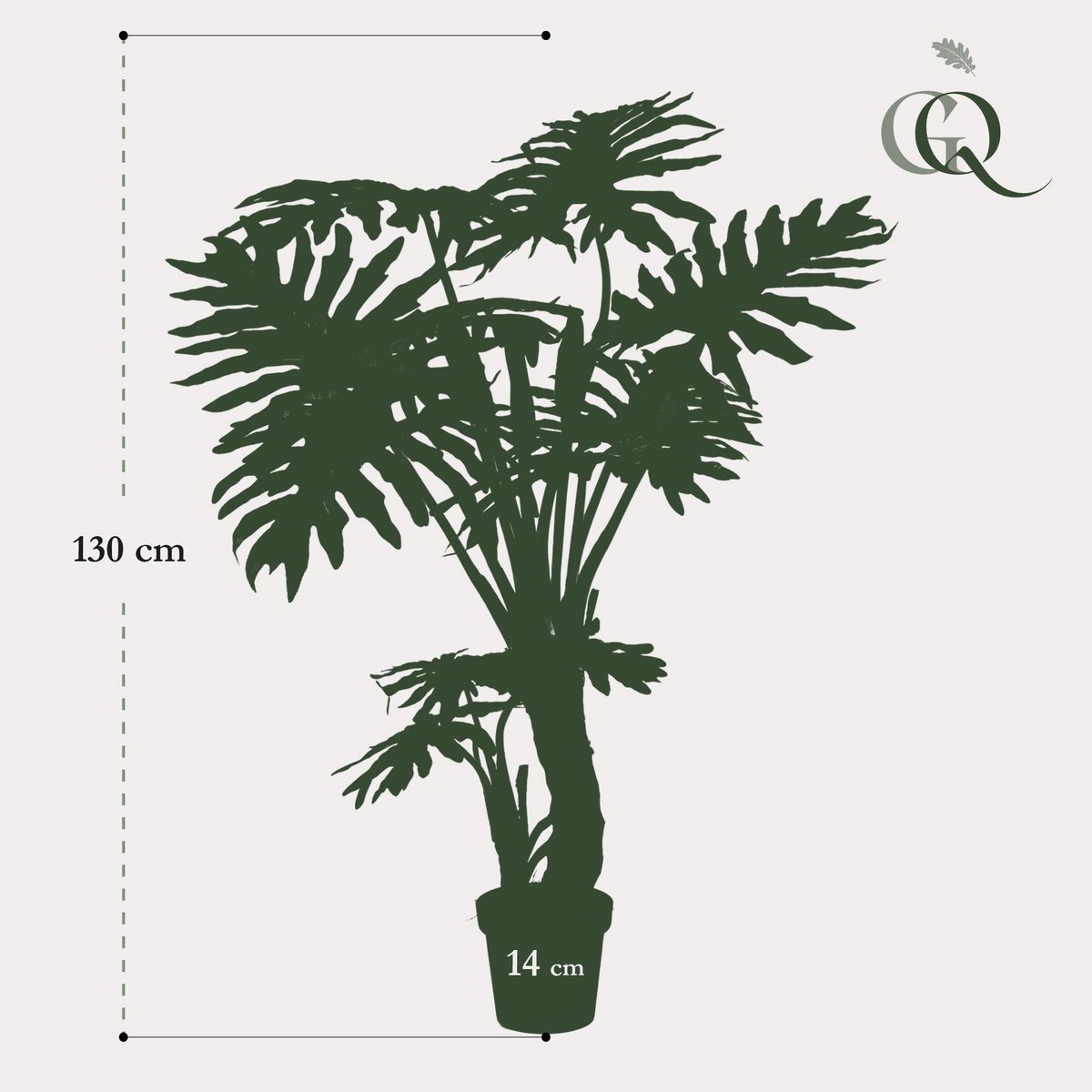 Künstliche Pflanze - Philodendron - 130 cm