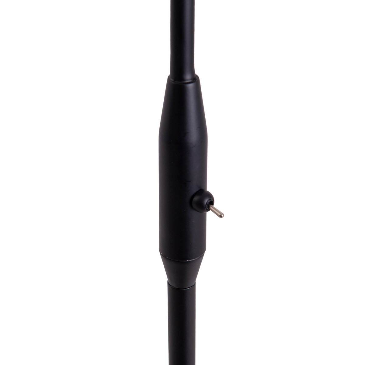 Glas-Stehleuchte "FUMOSO", Stehlampe aus Metall und Glas in Schwarz,, mit E14-Fassung, für Esszimmer, Wohnzimmer, Diele oder Büro, Stehlampe innen, 150 cm hoch.