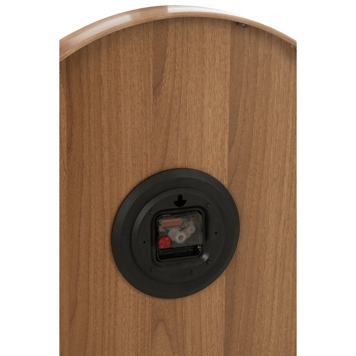 J-Line Wanduhr Sperrholz/MDF Natur Dunkel Groß