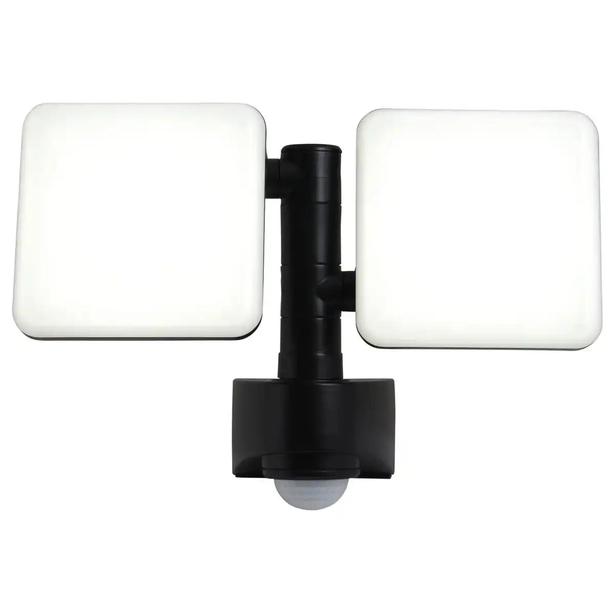 LED Außenwandleuchte "JARO" mit 360° Bewegungsmelder, aus Kunststoff in Anthrazit, mit integrierter LED