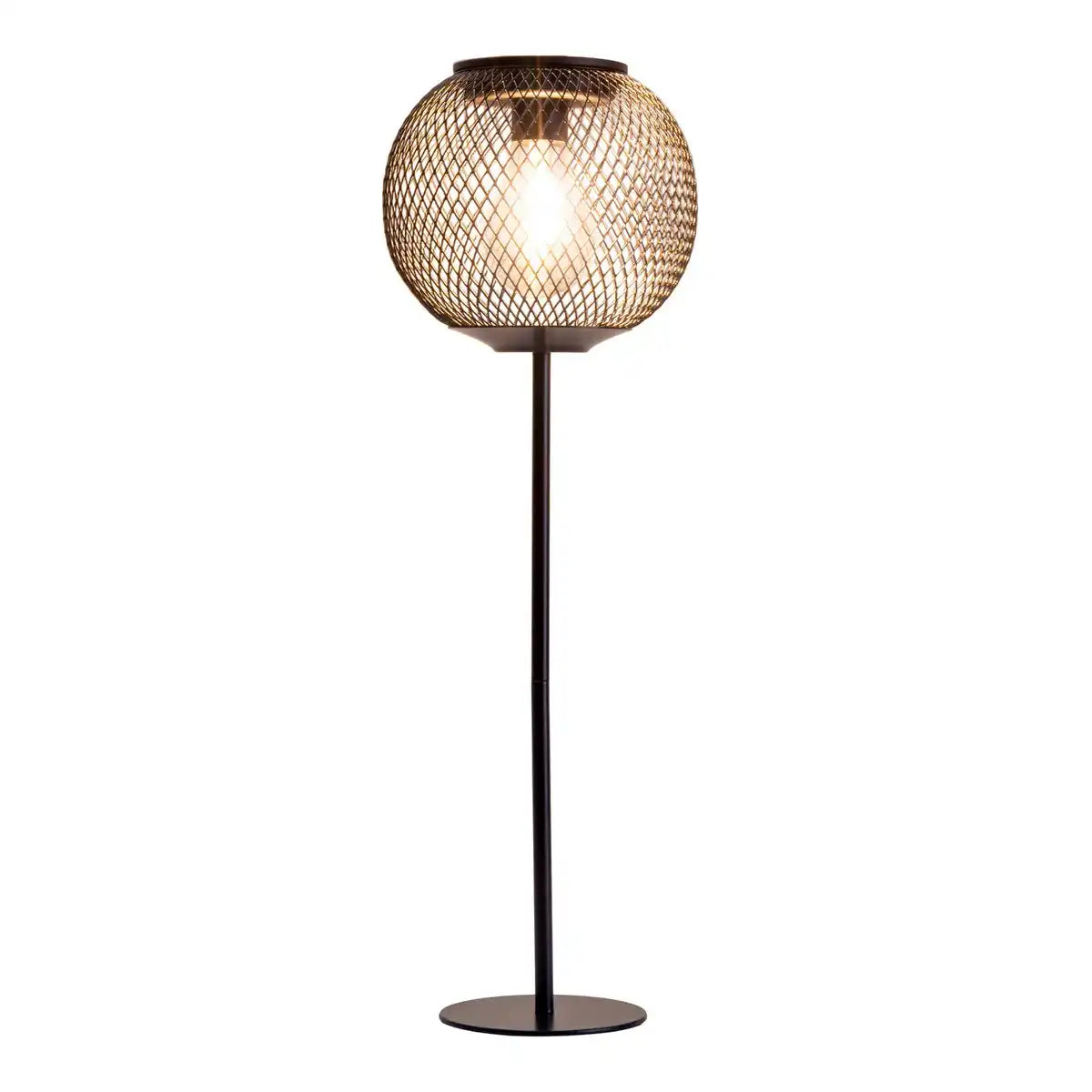LED Solarleuchte "GELI", Außendeko aus Metall und Kunststoff in Schwarz,, mit fest verbauten LED
