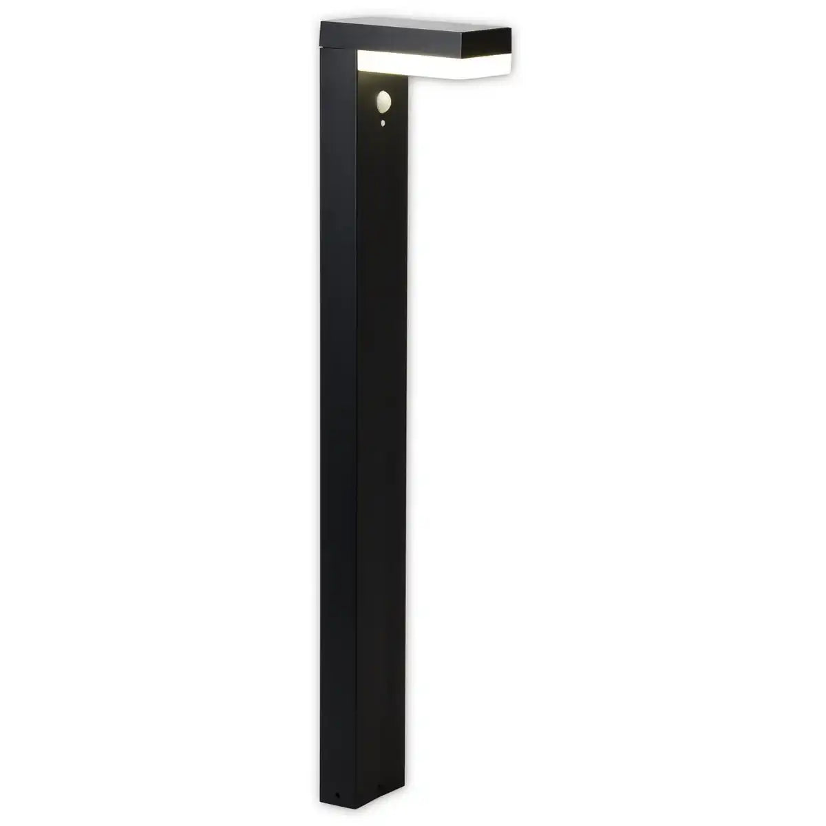 LED Solar Außensockelleuchte "FILIUS" h: 50cm , aus Metall und Kunststoff in Anthrazit, mit integrierter LED