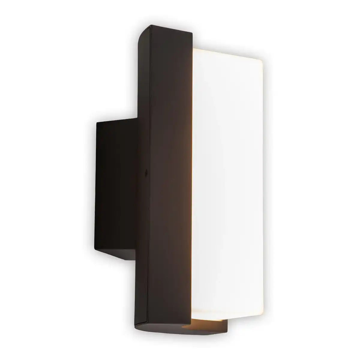 LED Außen Wandleuchte "RICO" 14,8 cm hoch , aus Metall und Kunststoff in Anthrazit, mit integrierter LED