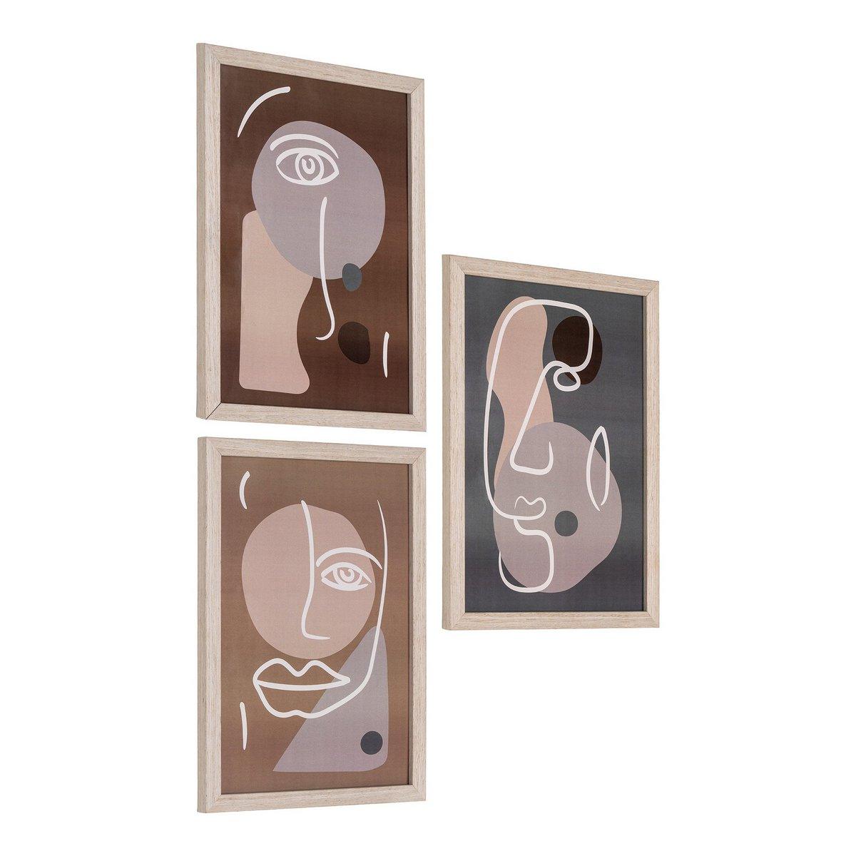 Madison Rahmenset - Rahmenset, natur, 3er-Set