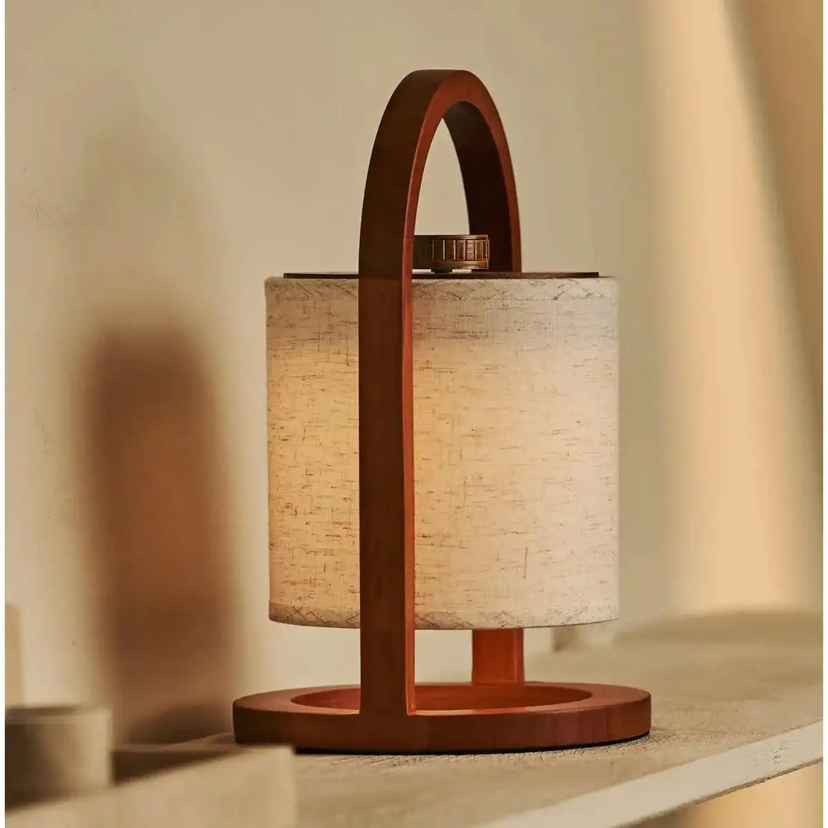 Flusskastanie Holz wiederaufladbare Lampe - dimmbares und schnurloses Licht