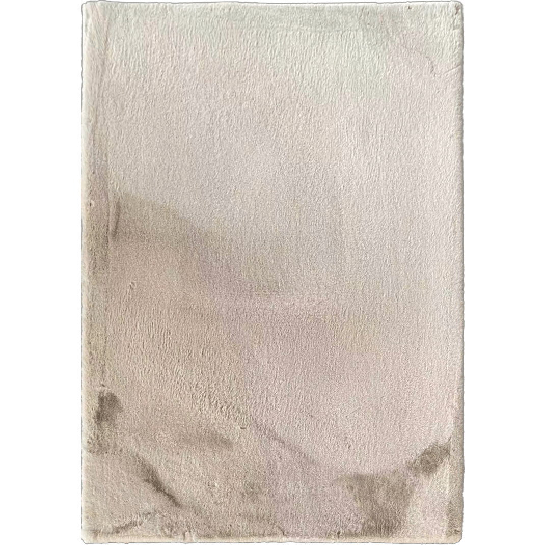 Flauschiger Bodenkessel Creme 160x230CM