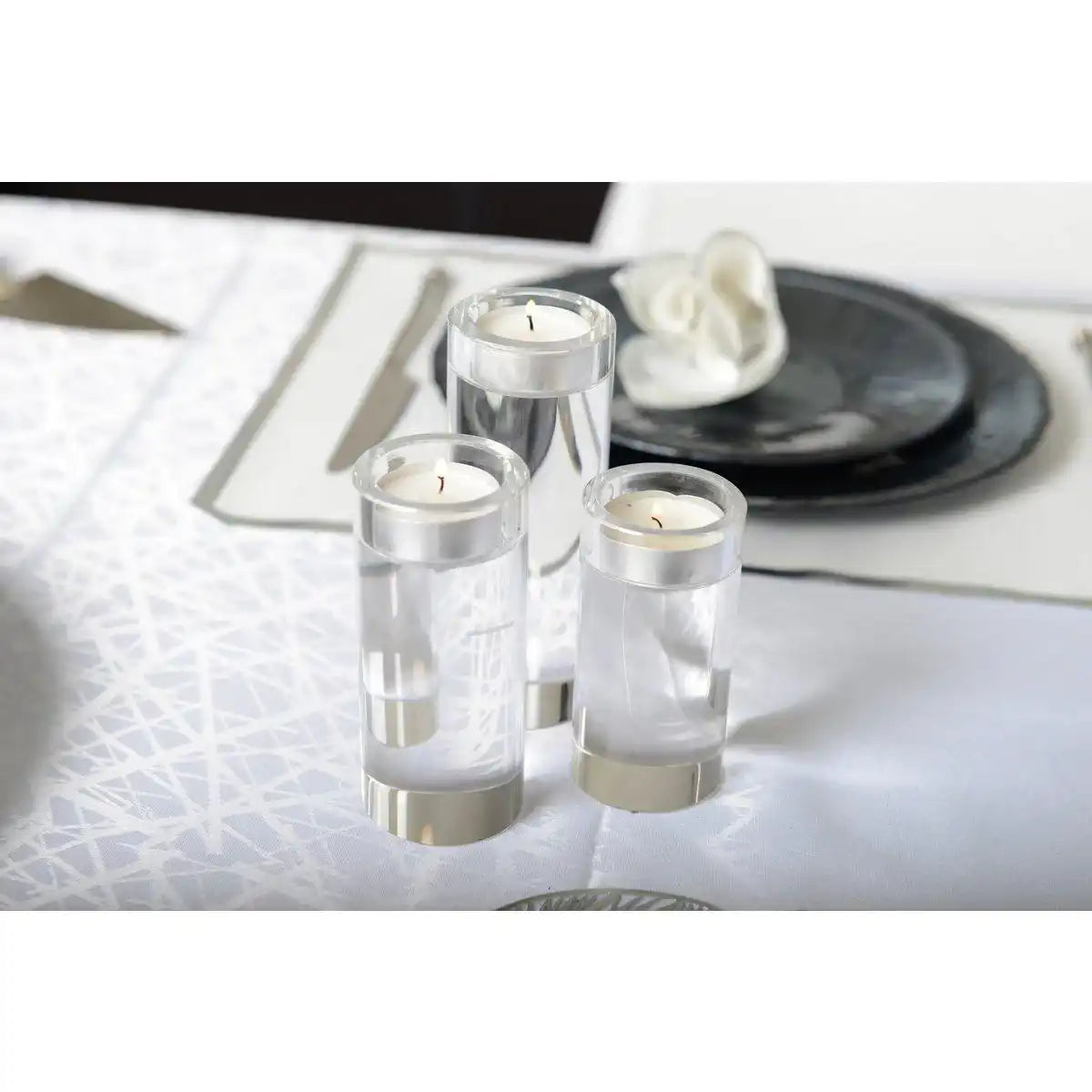 12 CM RUNDGLASKERZENHALTER - HomeDesign Knaus