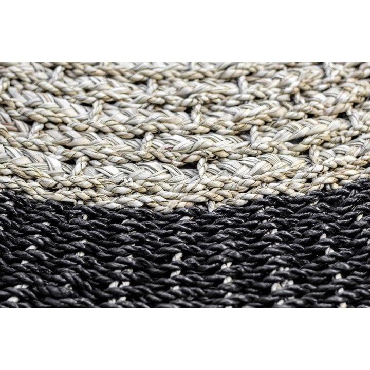 HSM Collection Floor Teppich Malibu-150-Naturel/Zwart-Raffie/Seegras