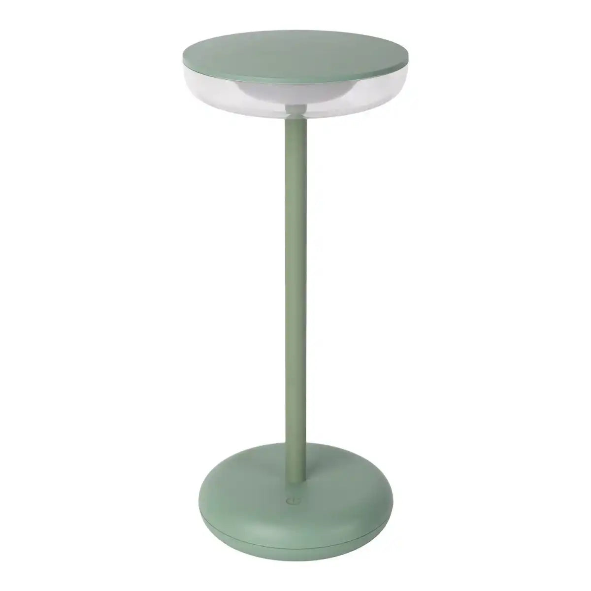 Akku-Tischleuchte "PASI" für Außen und Innen, aus Metall und Kunststoff in Mint, dimmbar, mit Touch- und Memory-Funktion, ca. 26 cm hoch