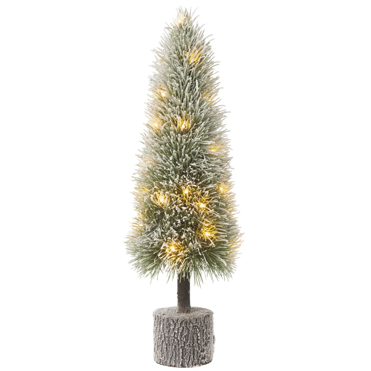 J-Line Weihnachtsbaum B+Led Kunststoff Schneegrün Groß