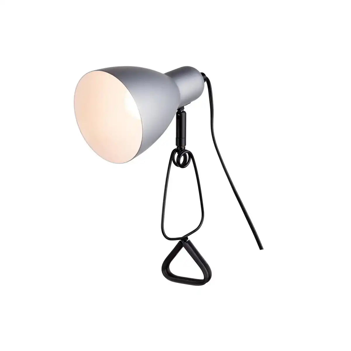 Klemmtischleuchte "MARA" matt weiß für E14 max. 18 Watt, für Innenräume, 28 cm hoch