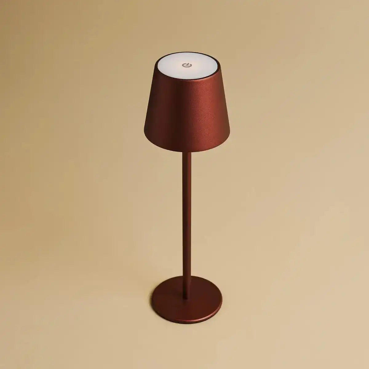 Jasper Bronze - drahtlose Lampe mit Batterie -L -Metall, dimmbare und 3 Lichtstufen