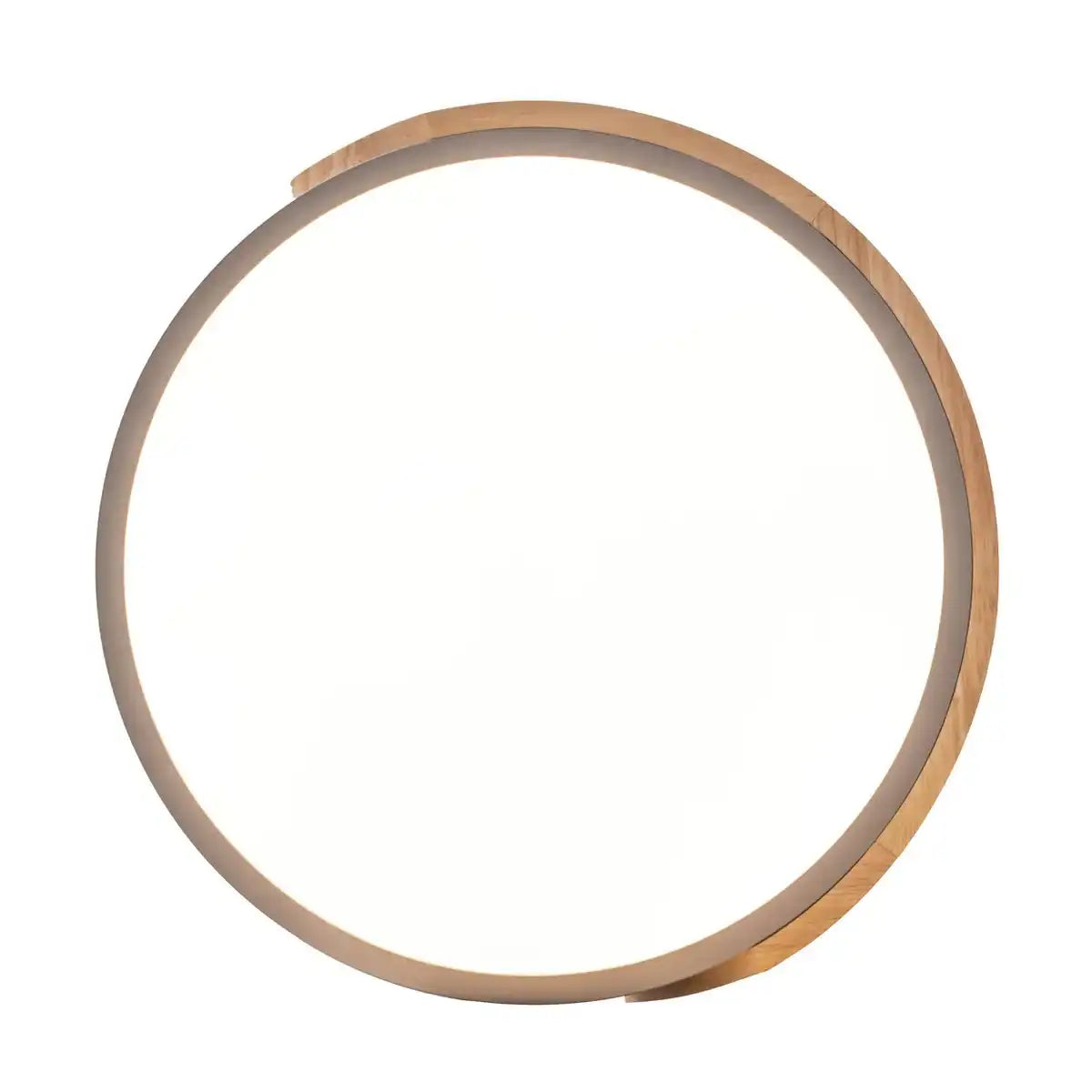 LED Deckenleuchte "BORNEO", Ø 31 cm aus Metall und Kunststoff in Grau, integrierte LEDs, Beleuchtung für Wohnräume, Diele und Büro