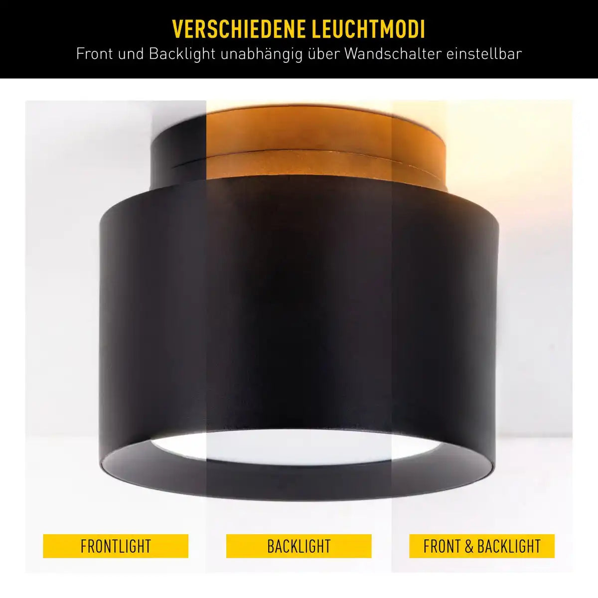 LED Spot D: 11,5cm schwarz "TRIMES"