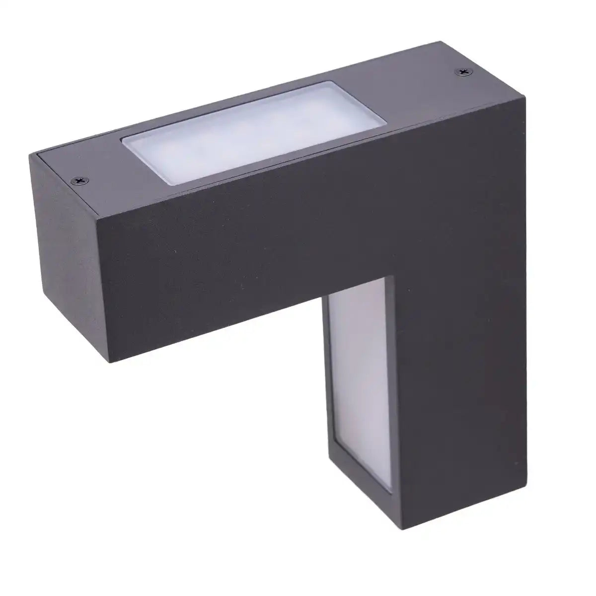 LED Außen Wandleuchten "ANGUS" aus Metall und Kunststoff in Anthrazit, mit integrierter LED