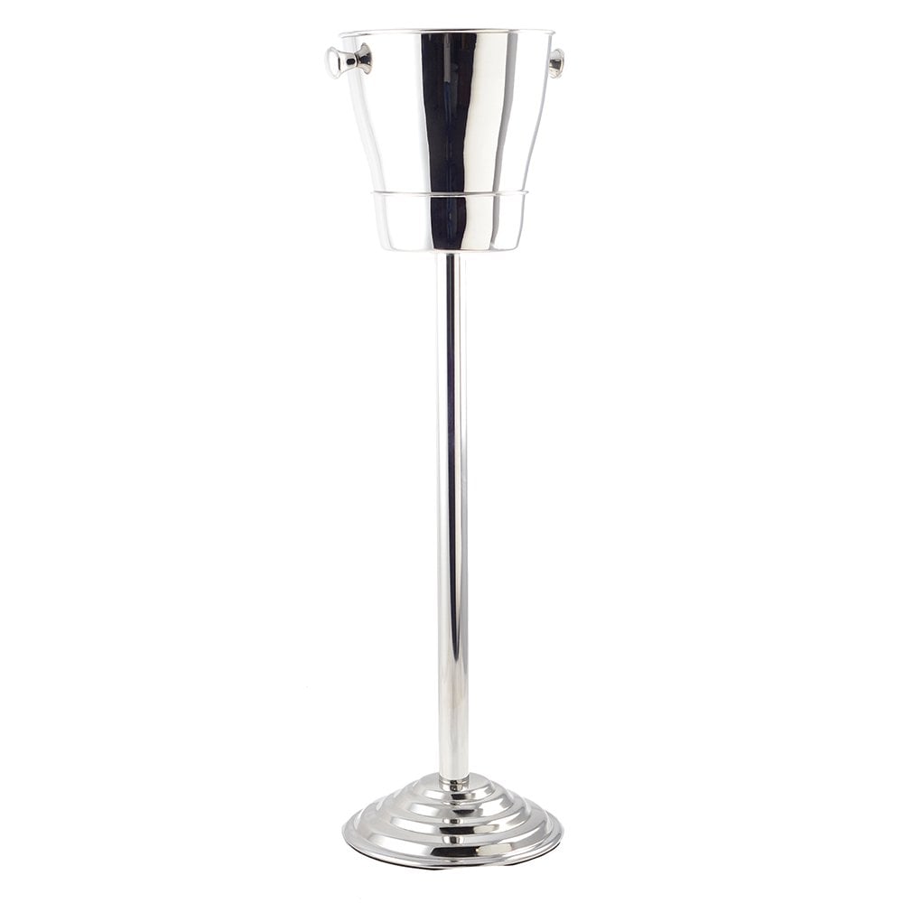 Champagner -Eimer aus Edelstahl H.84cm