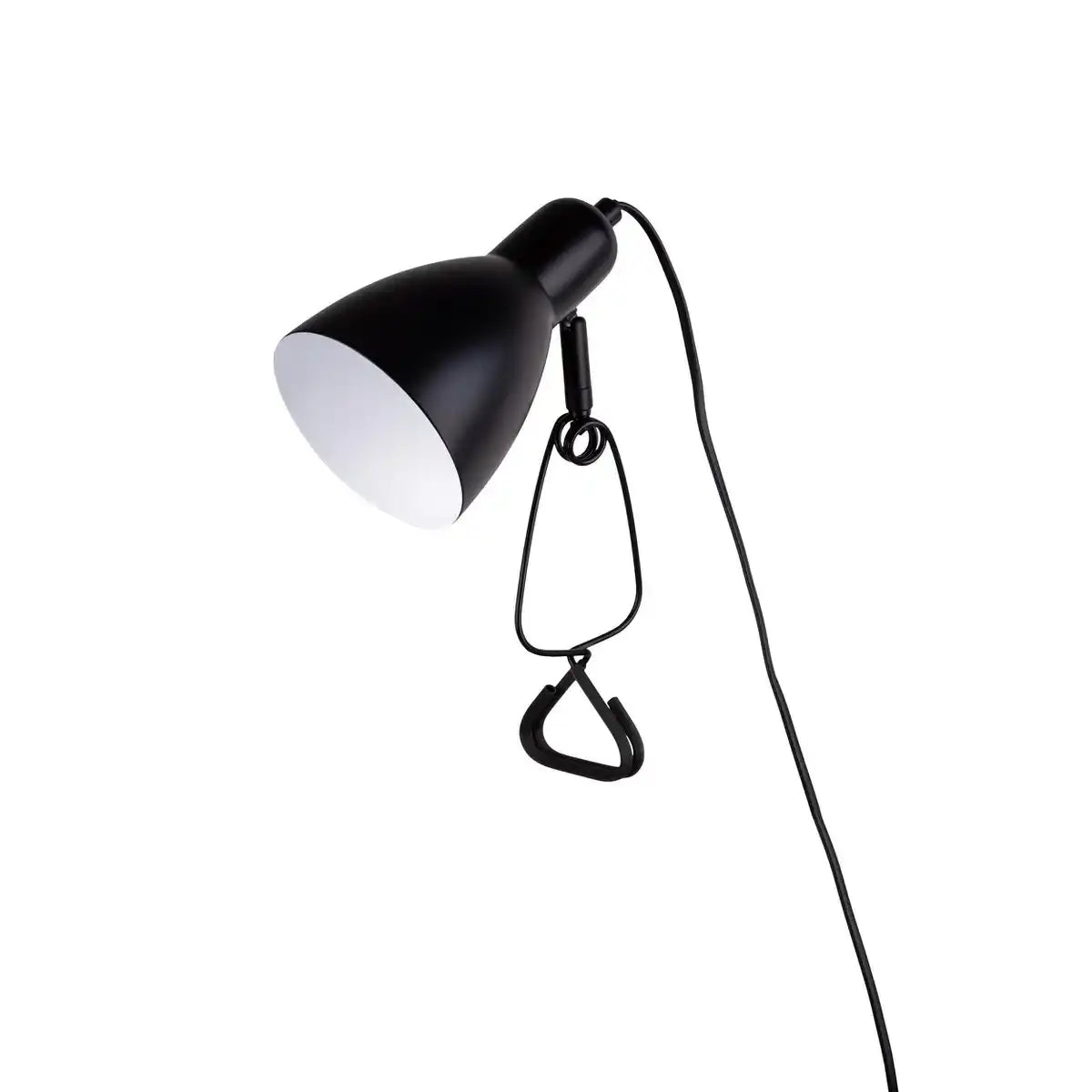Klemmtischleuchte "MARA" matt schwarz für E14 max. 18 Watt, für Innenräume, 28 cm hoch