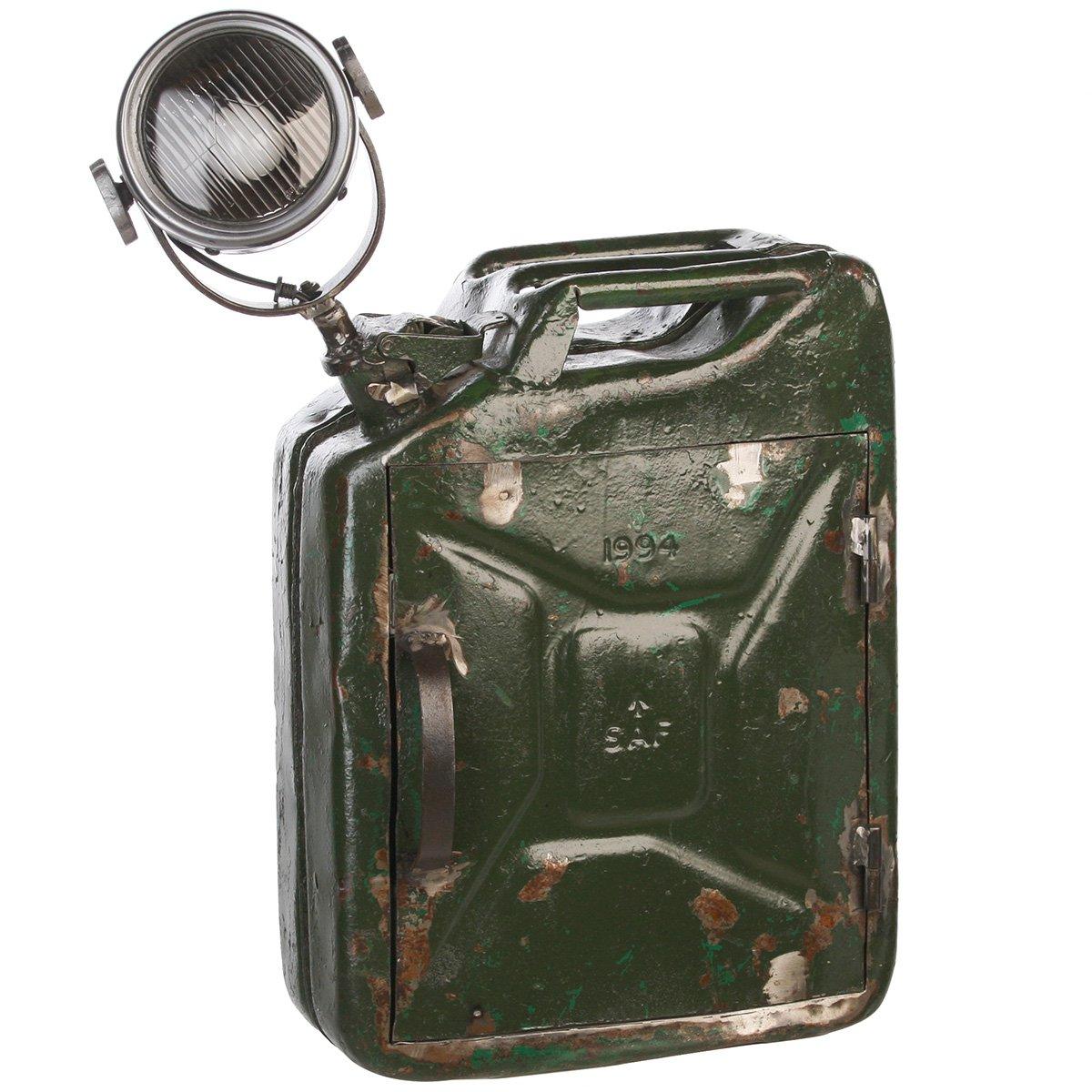 Lampe/Wandschra"PetrolCan"rost/gr 45x46cm