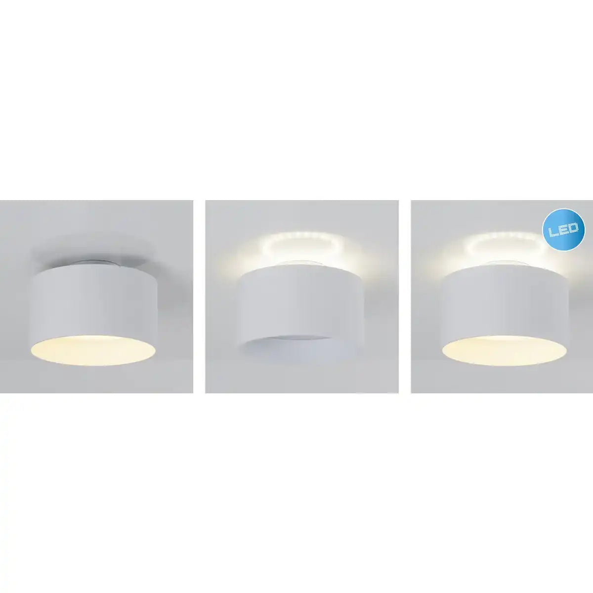 LED Spot "Trios" d: 14cm weiß