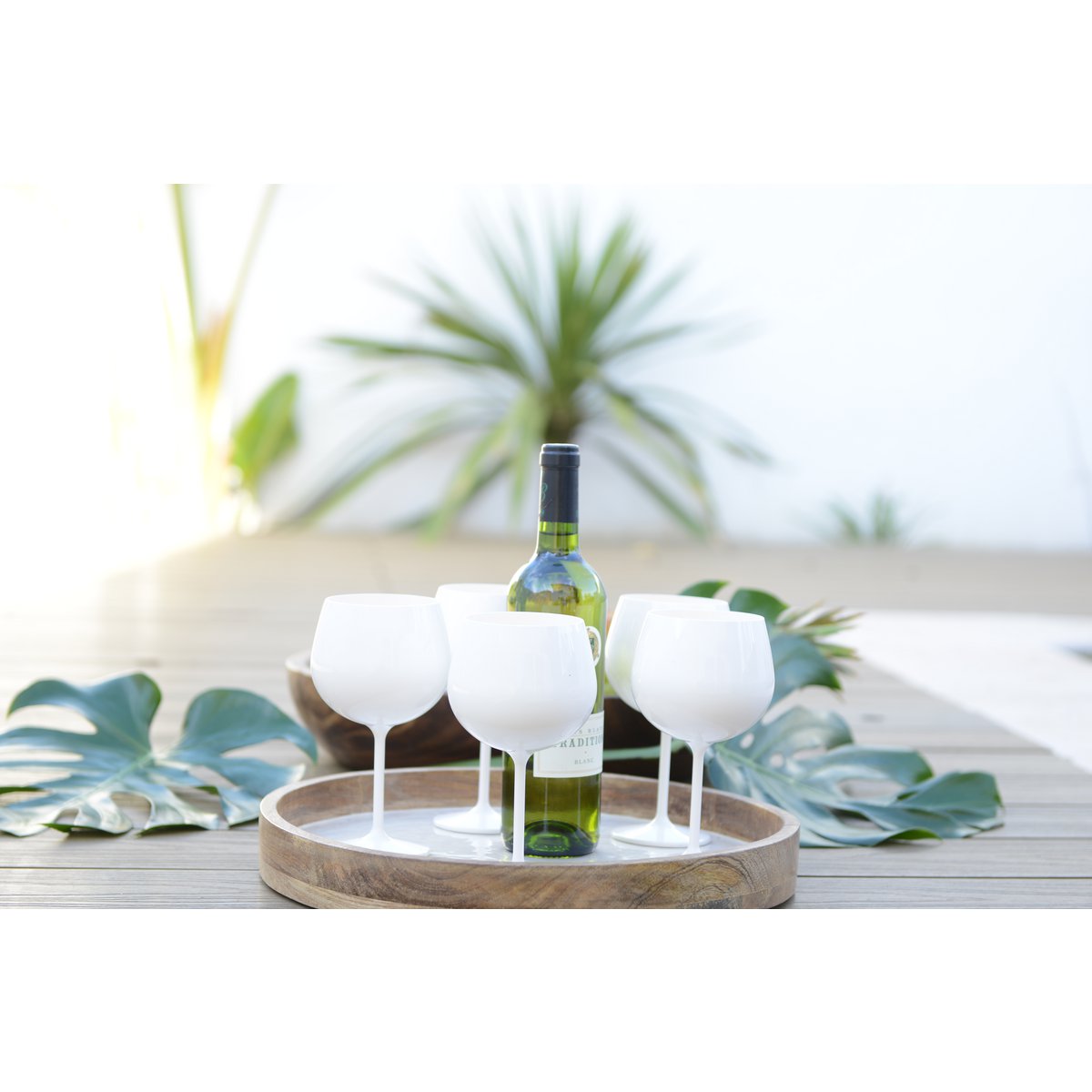 Weißweingläser in 460 ml Acryl - viele 6