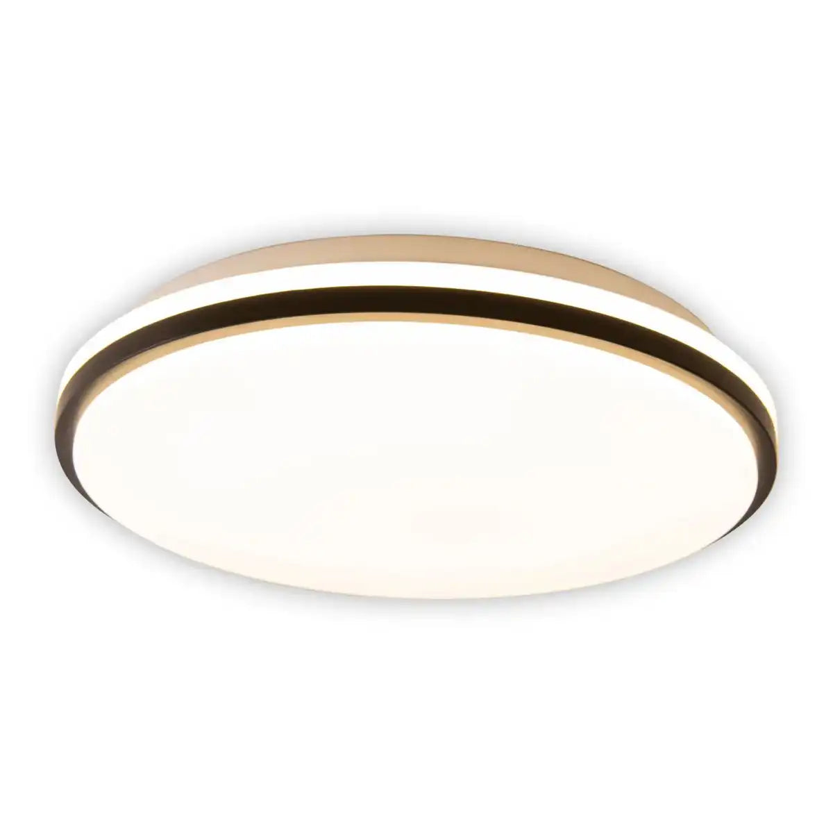 LED Deckenleuchte "Irvine", Deckenlampe aus Metall und Kunststoff, weiß, mit fest verbauten LEDs, für Esszimmer, Wohnzimmer, Diele oder Büro, Ø30,5 cm