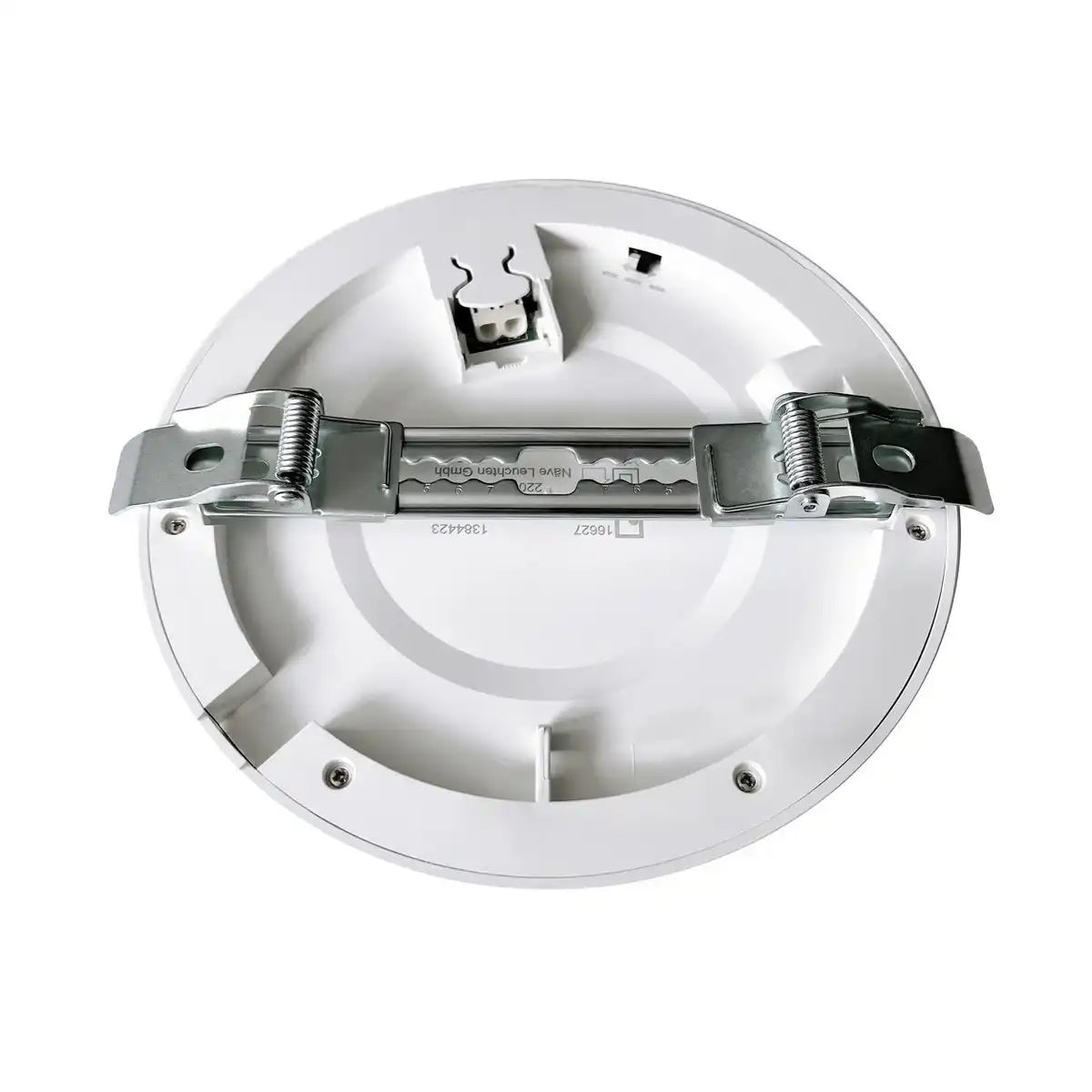 LED Deckenleuchte "BONUS" Ø16,5 cm, Funktionsleuchte Einbau- und Aufbau möglich, Deckenlampe aus Metall und Kunststoff in weiß, mit fest verbauten LEDs, inkl. CCT-Farbwechsler