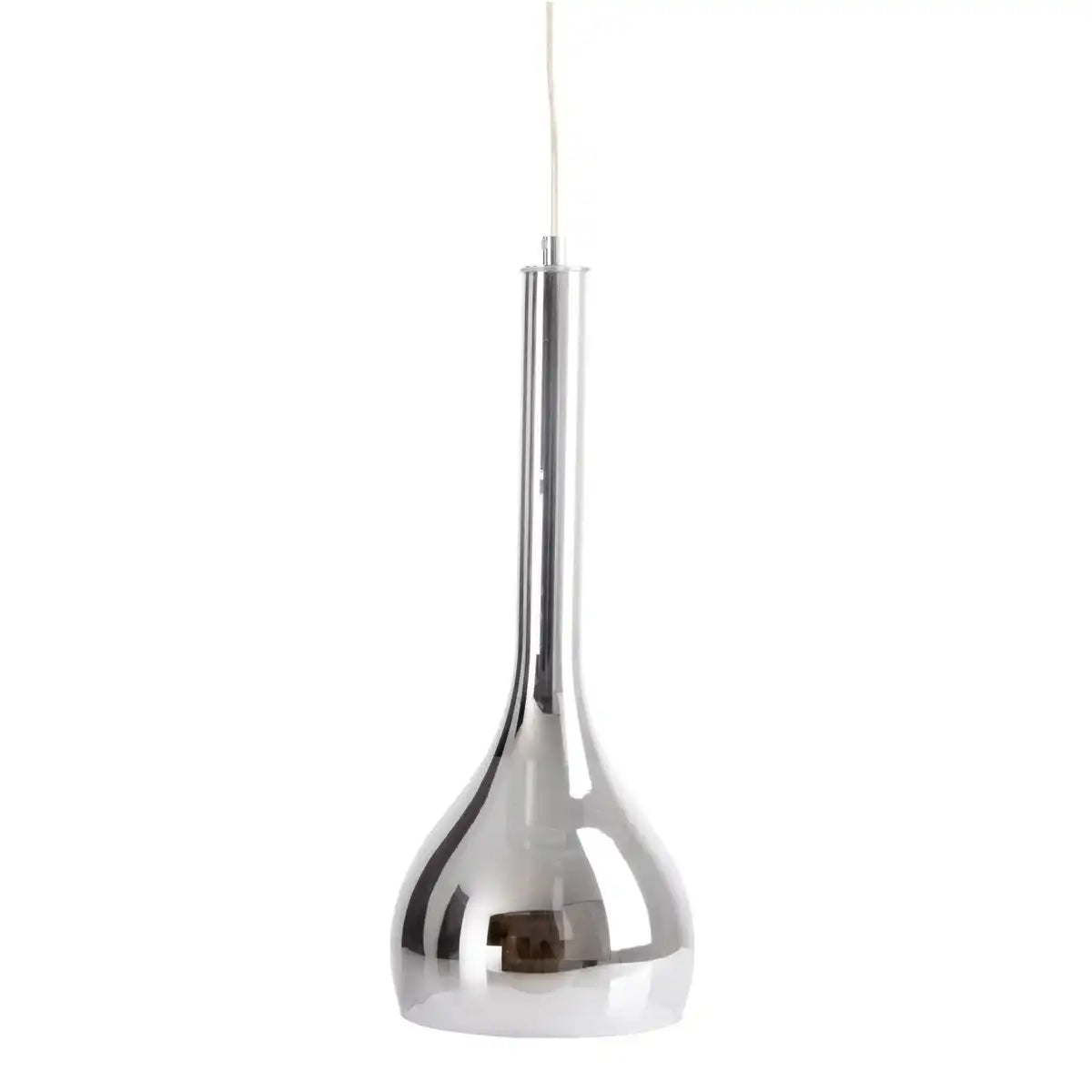 Pendelleuchte "VASO", Hängelampe aus Metall und Rauchglas in Anthrazit, E27-Fassung, für Esszimmer, Wohnzimmer, Diele oder Büro, mit einem Øvon 16 cm