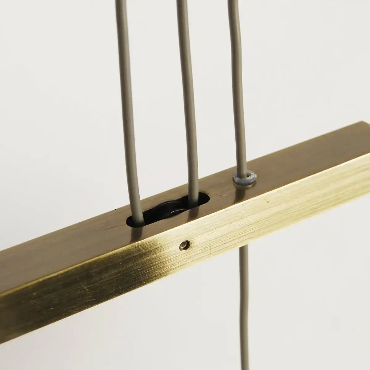 4er Pendelleuchte "TILDE", klassische Pendellampe aus Metall und Textil in Braun und Beige, mit E27-Fassungen, Pendelleuchte höhenverstellbar und 86 cm lang, ideal als Esszimmerleuchte