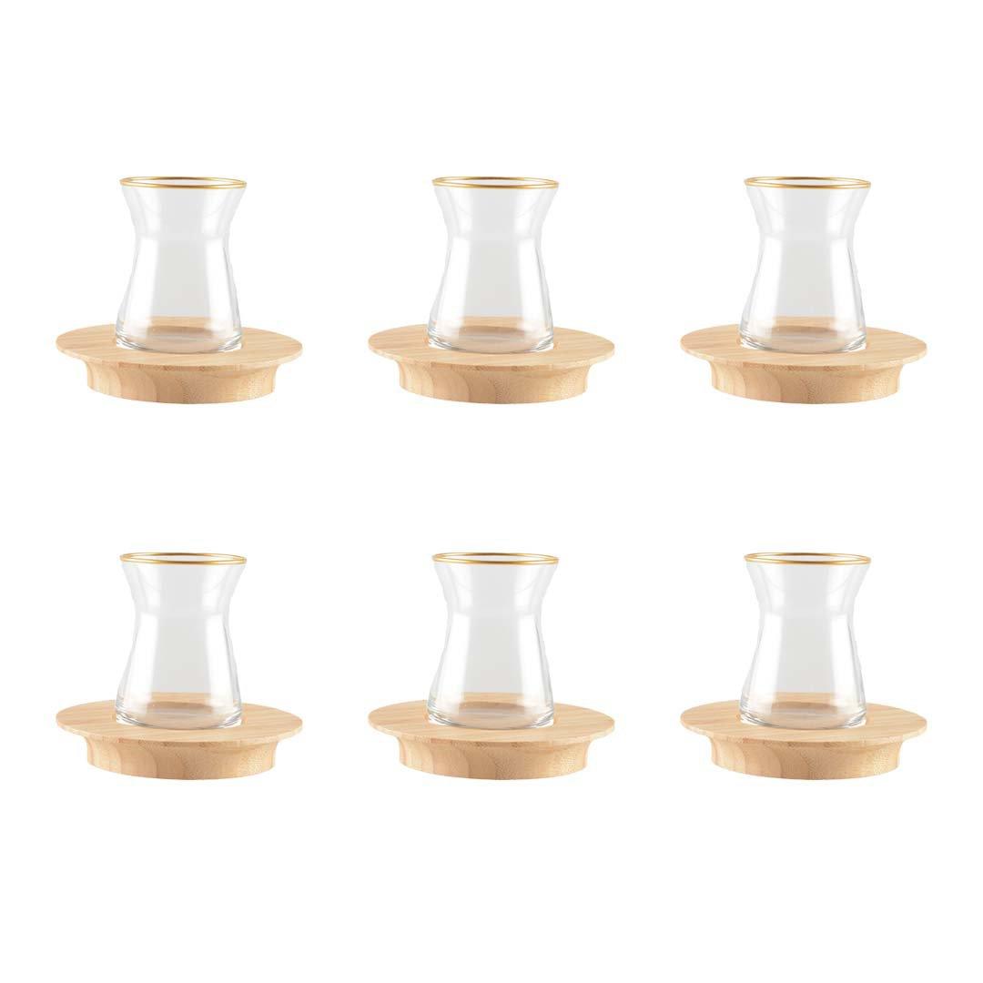 Tasses a the Dorees - Lot de 6