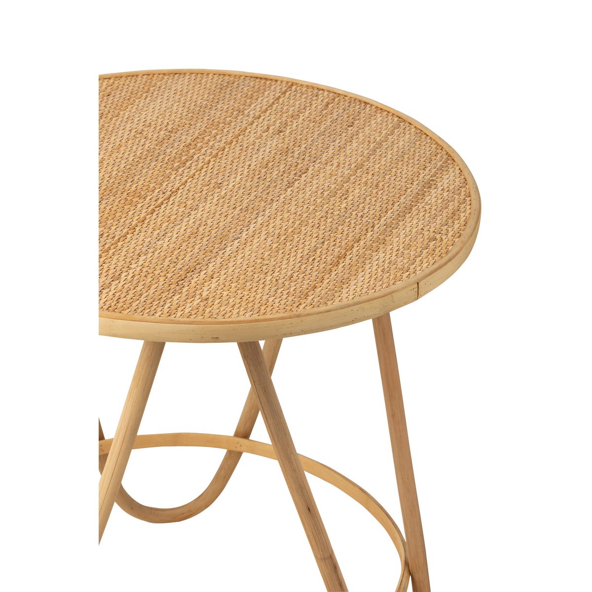 Beistelltisch Balia – Rattan – Natur – groß