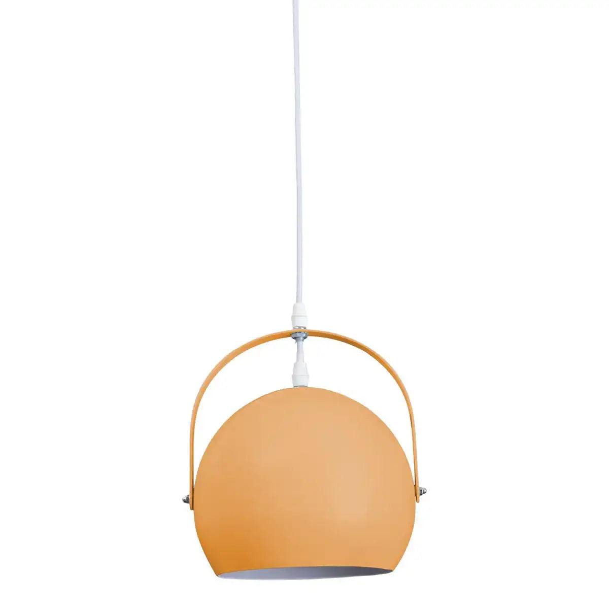 Pendelleuchte "COLORADO" orange Ø ca. 25 cm, Metall, E27-Fassung, Beleuchtung für Wohnzimmer, Esszimmer, Kinderzimmer