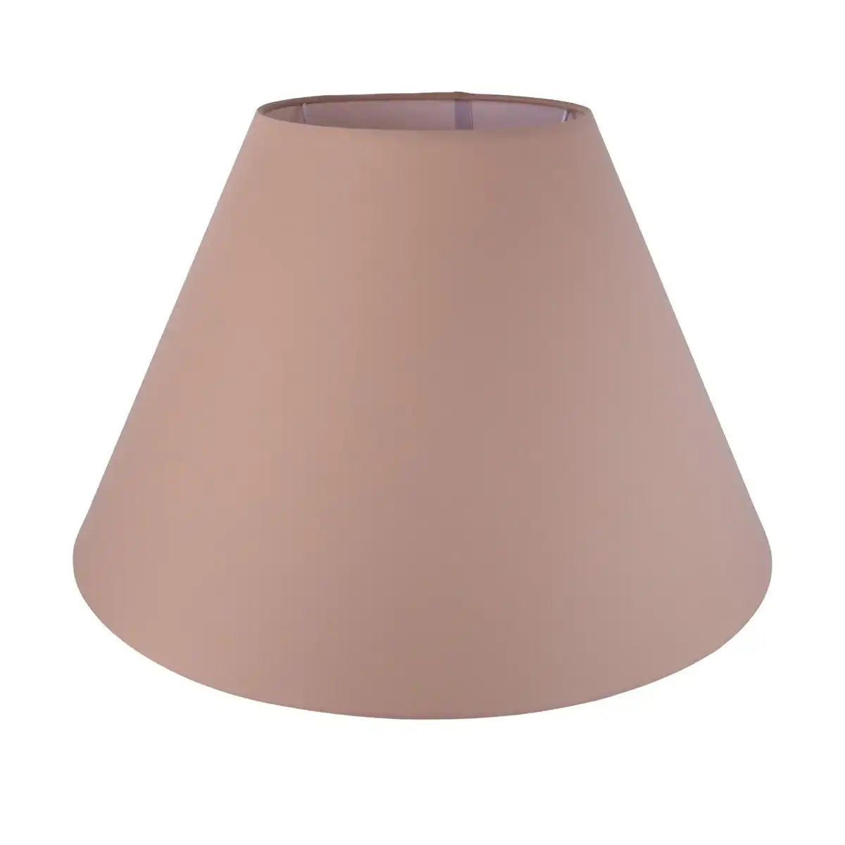 Lampenschirm für Tischleuchten "Causia", Ø unten 50 cm, Ø oben 22 cm, 33 cm hoch, Polyester-Baumwoll-Mix in weiß
