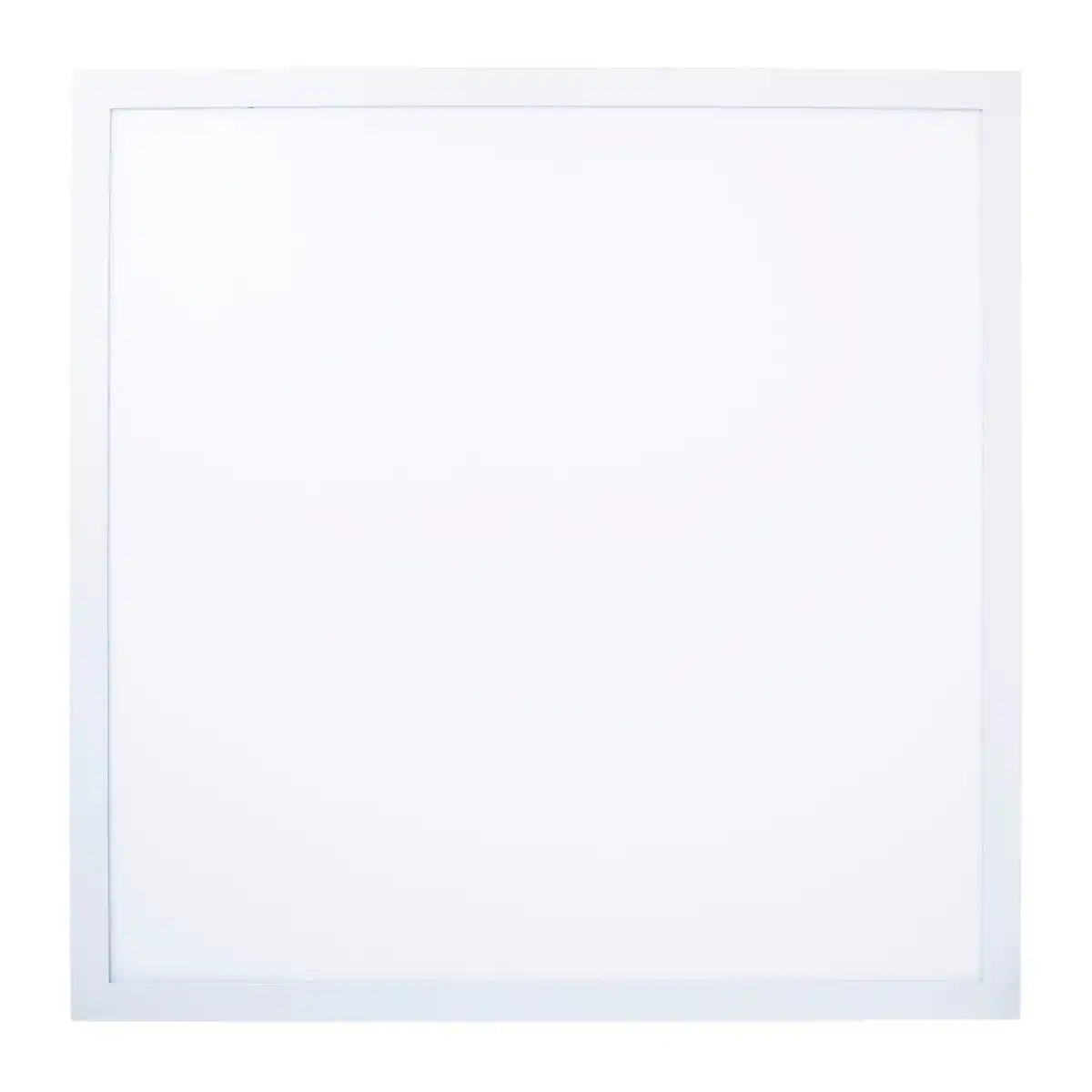 LED Panel-Deckenleuchte "NICO", funktionelle Deckenleuchte aus Metall und Kunststoff in weiß, mit festverbauten LED und vielen Funktionen, ideal für Büro, Praxis oder Werkstatt, ca. 59,5 x 59,5 cm