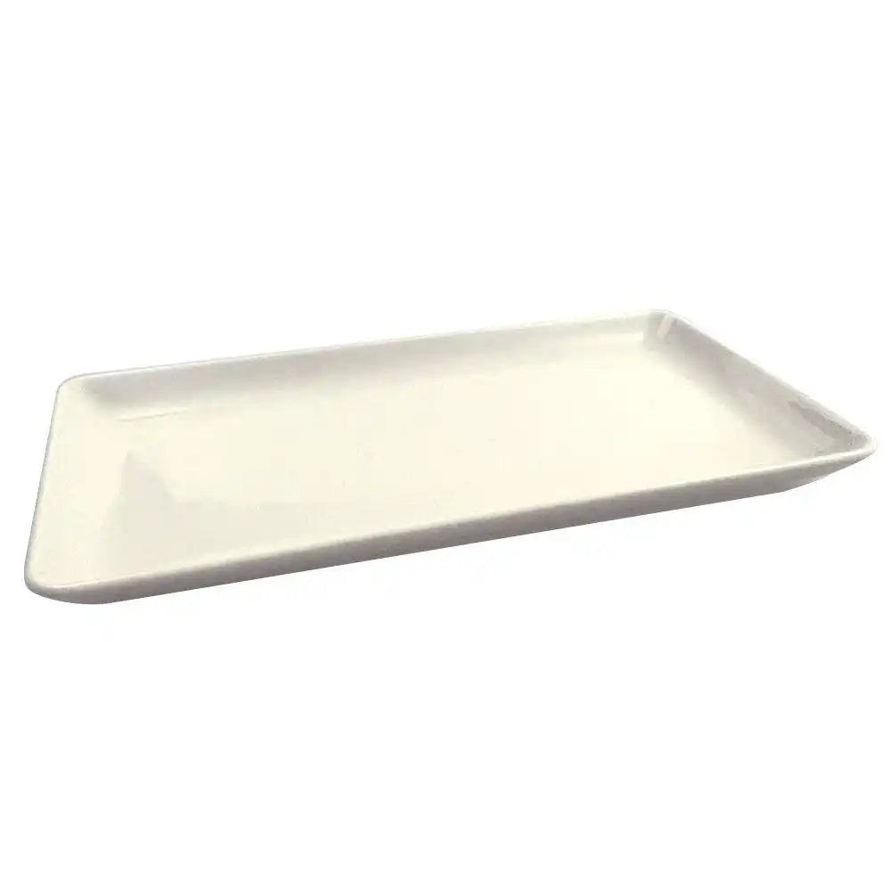 27 cm weißes rechteckiges Gericht - HomeDesign Knaus