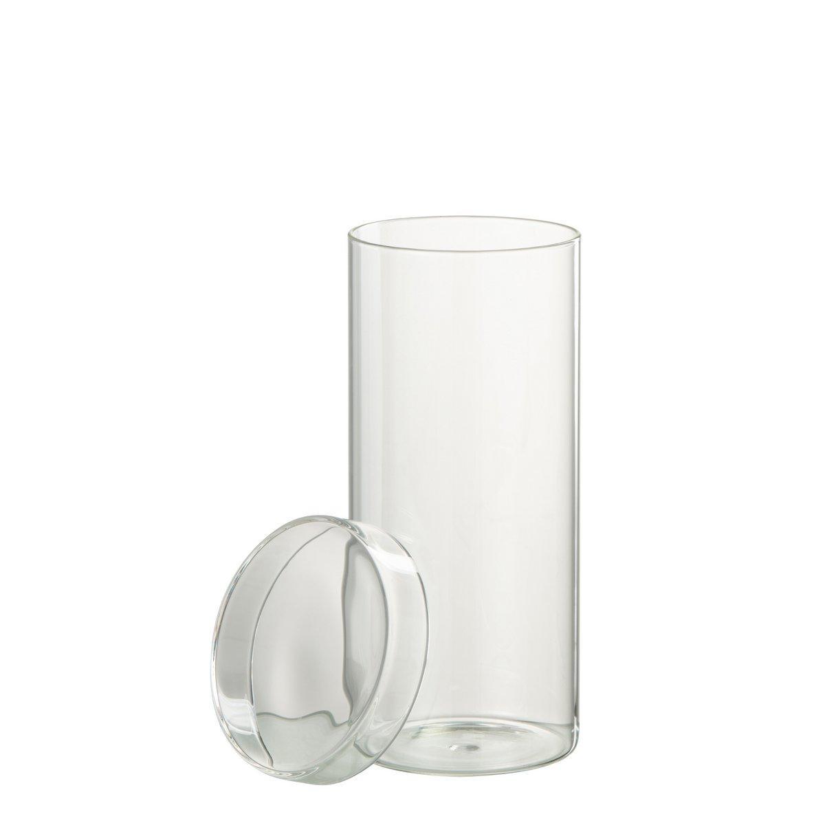 J-Line Glasglas Lisa Glas Transparent Groß