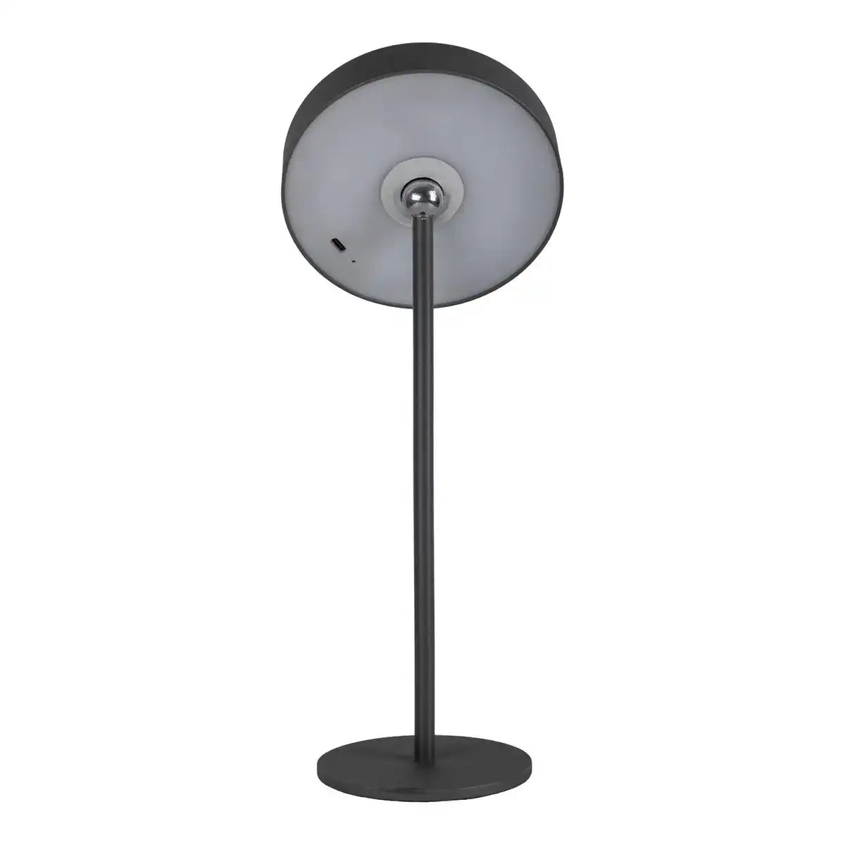 LED-Akku-Tischleuchte magnetisch "ELLA" für Außen und Innen, aus Metall und Kunststoff in Schwarz, 35 cm hoch