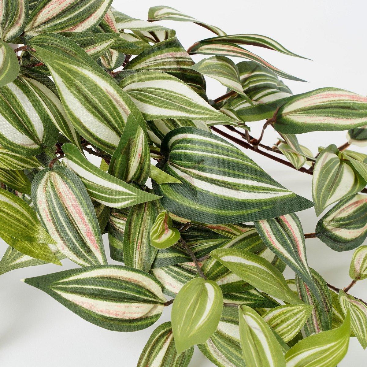 Künstliche Hängepflanze Tradescantia im Stan-Blumentopf – H45 x Ø25 cm – Grün
