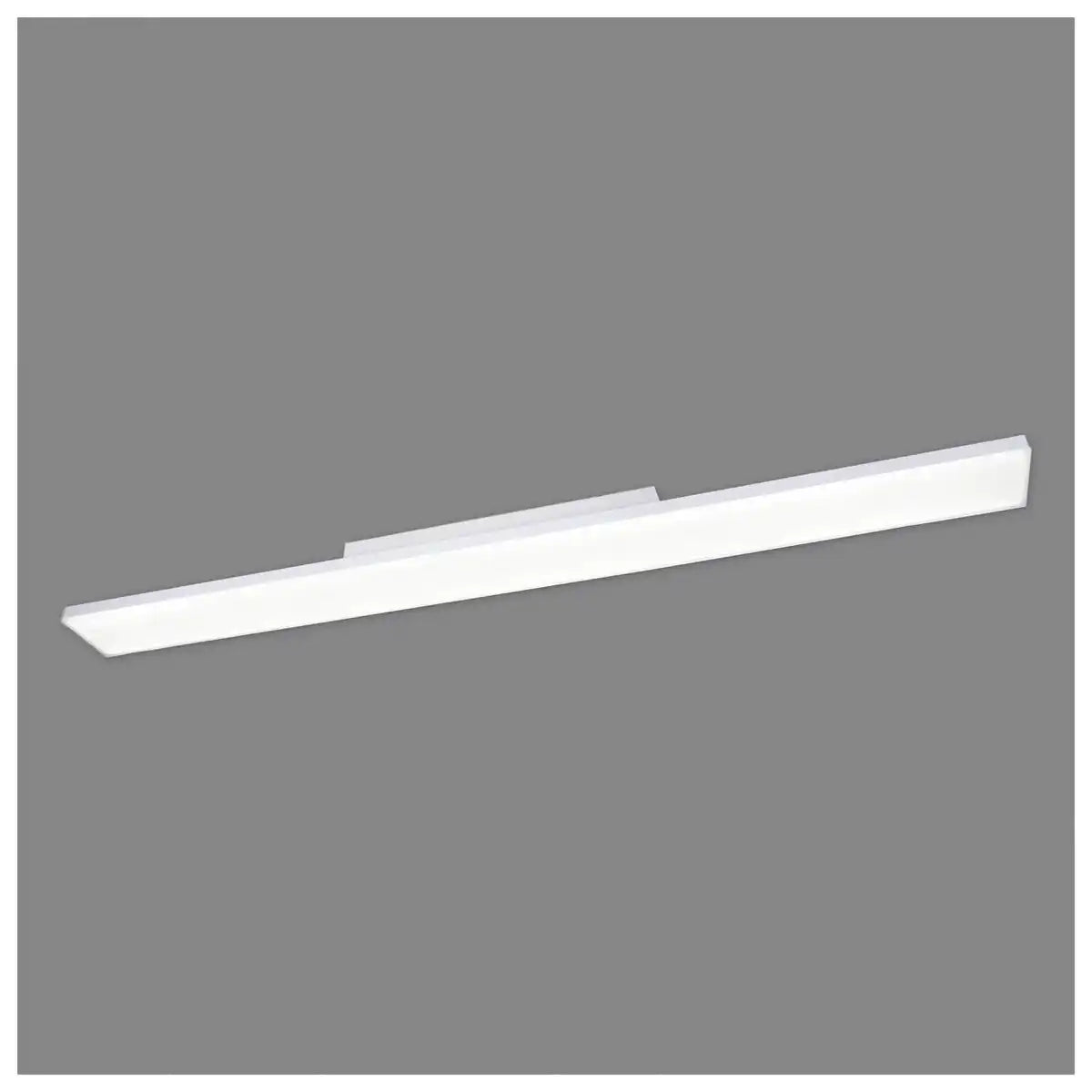 LED Panel-Deckenleuchte "CARENTE" Länge 119,5 cm, rahmenlos, viele Funktionen, aus Metall und Kunststoff, weiß, integrierte LEDs