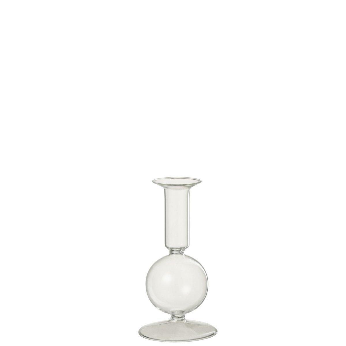 J-Line Kerzenhalter - Glas - transparent - klein