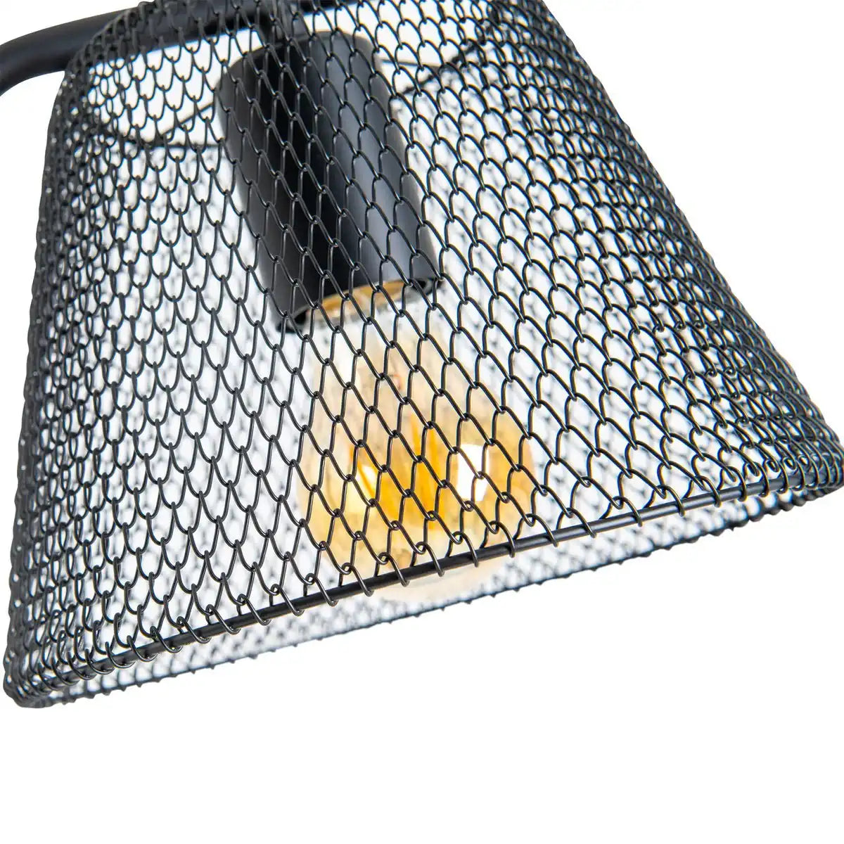 Tischleuchte "KORIE", Tischlampe aus Metall in Schwarz, mit E27-Fassung, 50 cm hoch, für Wohnbereich und Büro.